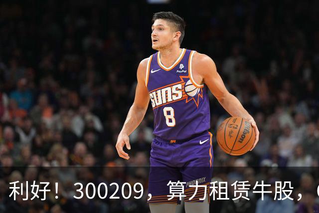 利好！300209，算力租赁牛股，Q3营收大增55倍