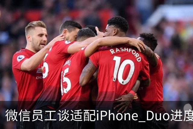 微信员工谈适配iPhone Duo进度：最新8.0.80版本已初步适配，体验还会继续优化